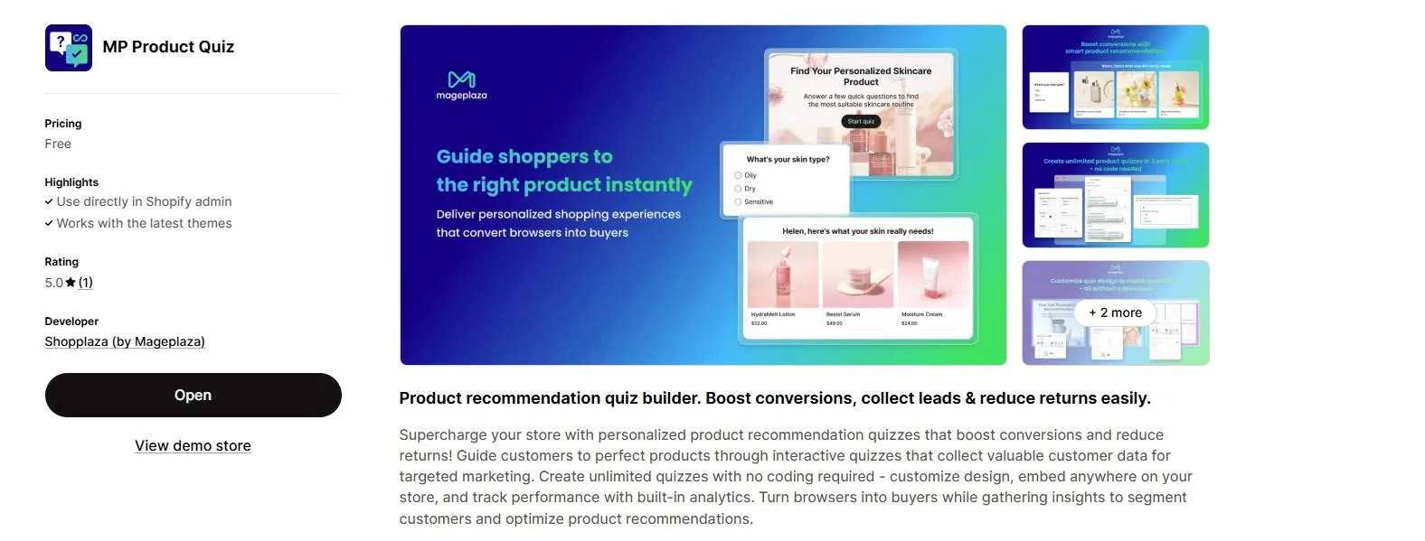 MP Product Quiz